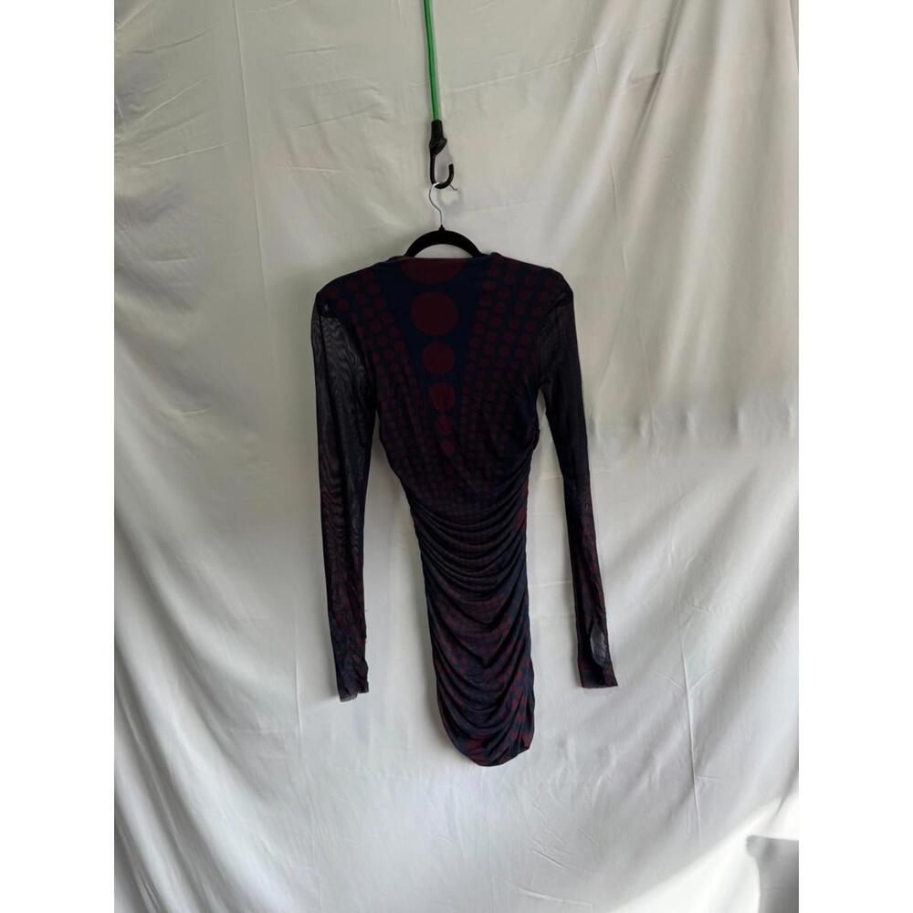 AFRM Darcie Multicolor Cocktail Dress Size S with Mesh Tear - Picture 5 of 8